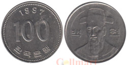 Южная Корея. 100 вон 1997 год.