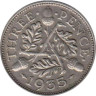  Великобритания. 3 пенса 1935 год. 
