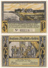  Бона. Германия. Нойштадт-ин-Хольштайн 75 пфеннигов 1921 год. Пляж. Нотгельд. (XF) 