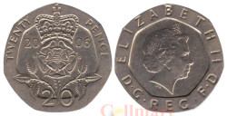 Великобритания. 20 пенсов 2006 год.