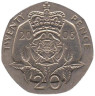  Великобритания. 20 пенсов 2006 год. 