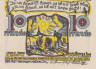 Бона. Германия. Крёпелин 10 пфеннигов 1922 год. Нотгельд. (XF) 