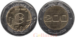 Алжир. 200 динаров 2012 год. 50 лет Независимости.