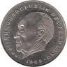  Германия (ФРГ). 2 марки 1976 год. Конрад Аденауэр. (D) 