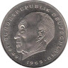  ФРГ. 2 марки 1976 год. Конрад Аденауэр, 20 лет Федеративной Республике (1949-1969). (D) 