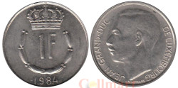 Люксембург. 1 франк 1984 год. Великий герцог Жан.