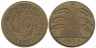  Веймарская республика. 10 рейхспфеннигов 1929 год. (E) 