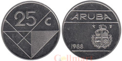 Аруба. 25 центов 1988 год.