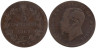  Италия. 5 чентезимо 1867 год. Король Виктор Эммануил II. (N) 