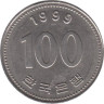  Южная Корея. 100 вон 1999 год. 