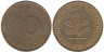  ФРГ. 10 пфеннигов 1991 год. (A) 