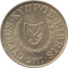  Кипр. 20 центов 2001 год. Зенон Китийский. 