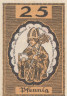  Бона. Германия. Мерзебург 25 пфеннигов 1921 год. Нотгельд. (XF) 