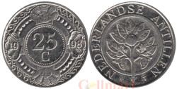 Нидерландские Антильские острова. 25 центов 1998 год. Апельсин.