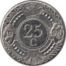  Нидерландские Антильские острова. 25 центов 1998 год. Апельсин. 
