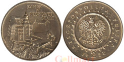Польша. 2 злотых 1997 год. Замок Песковая Скала.