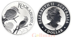 Австралия. 1 доллар 2023 год. Австралийская Кукабарра.