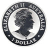  Австралия. 1 доллар 2023 год. Австралийская Кукабарра. 
