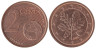  Германия. 2 евроцента 2003 год. Дубовые листья. (F) 