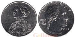 США. 25 центов 2023 год. 9-я монета. Американские женщины - Джовита Идар. (D)