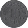  Германия. Апольда. 10 пфеннигов 1918 год. Нотгельд. 