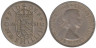  Великобритания. 1 шиллинг 1953 год. Герб Англии. 