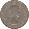  Великобритания. 1 шиллинг 1953 год. Герб Англии. 