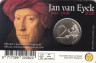  Бельгия. 2 евро 2020 год. 630 лет со дня рождения Яна ван Эйка. (в открытке) 