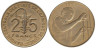  Западная Африка (BCEAO). 25 франков 1997 год. Золотая гиря народа ашанти. 