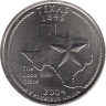  США. 25 центов 2004 год. Квотер штата Техас. (D) 