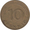  ФРГ. 10 пфеннигов 1992 год. (A) 
