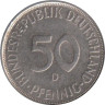  ФРГ. 50 пфеннигов 1971 год. (D) 