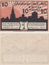  Бона. Германия. Штаде 10 пфеннигов 1920 год. Нотгельд. (XF) 