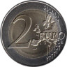  Франция. 2 евро 2013 год. 150 лет со дня рождения Пьера де Кубертена. 