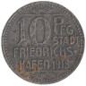  Германия. Фридрихсхафен. 10 пфеннигов 1918 год. Нотгельд. 