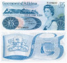  Бона. Остров Святой Елены 5 фунтов 1981 год. Елизавета II. (Пресс) 