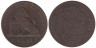  Бельгия. 2 сантима 1874 год. DES BELGES 