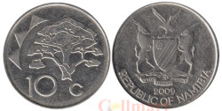 Намибия. 10 центов 2009 год. Верблюжья акация.