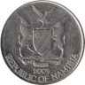  Намибия. 10 центов 2009 год. Верблюжья акация. 
