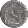  ФРГ. 50 пфеннигов 1984 год. (J) 
