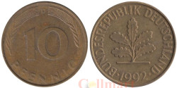 ФРГ. 10 пфеннигов 1992 год. (D)