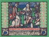  Бона. Германия. Бад-Липпшпринге 75 пфеннигов 1921 год. Нотгельд. (XF) 