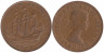  Великобритания. 1/2 пенни 1966 год. Галеон "Золотая лань". 