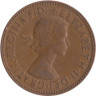  Великобритания. 1/2 пенни 1966 год. Галеон "Золотая лань". 