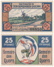  Бона. Германия. Кверн 25 пфеннигов 1921 год. Мельница. Нотгельд. (XF) 