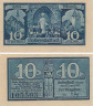 Бона. Германия. Хальберштадт 10 пфеннигов 1921 год. Нотгельд. (XF) 