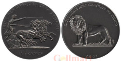 Конго (ДРК). 10 франков 2001 год. XXVIII летние Олимпийские Игры, Афины 2004 - Квадрига (античная колесница).