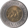  Канада. 2 доллара 2000 год. Путь к знанию. 