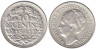  Нидерланды. 10 центов 1941 год. Королева Вильгельмина. 