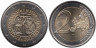  Словакия. 2 евро 2013 год. 1150 лет с прибытия византийской миссией Кирилла и Мефодия в Великую Моравию. 